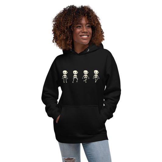 Skeletons Walking Hoodie